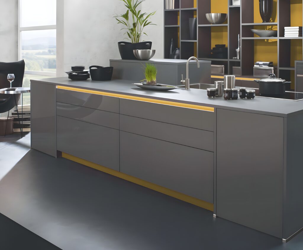 Bauformat BC Kitchen cabinets Bauformat series licht sensor detail