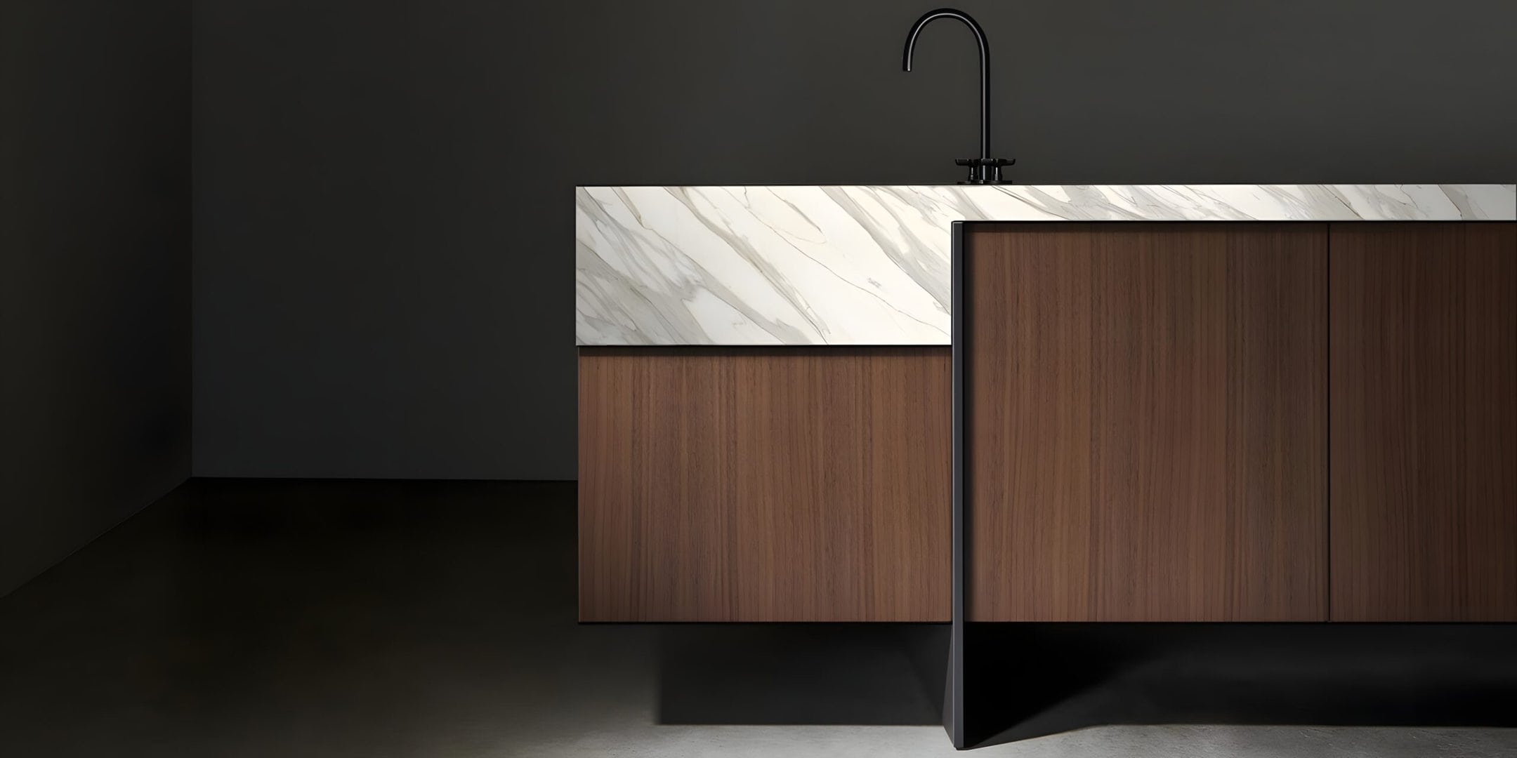 Bauformat BC Kitchen cabinets Baulux series Metallo + Legna